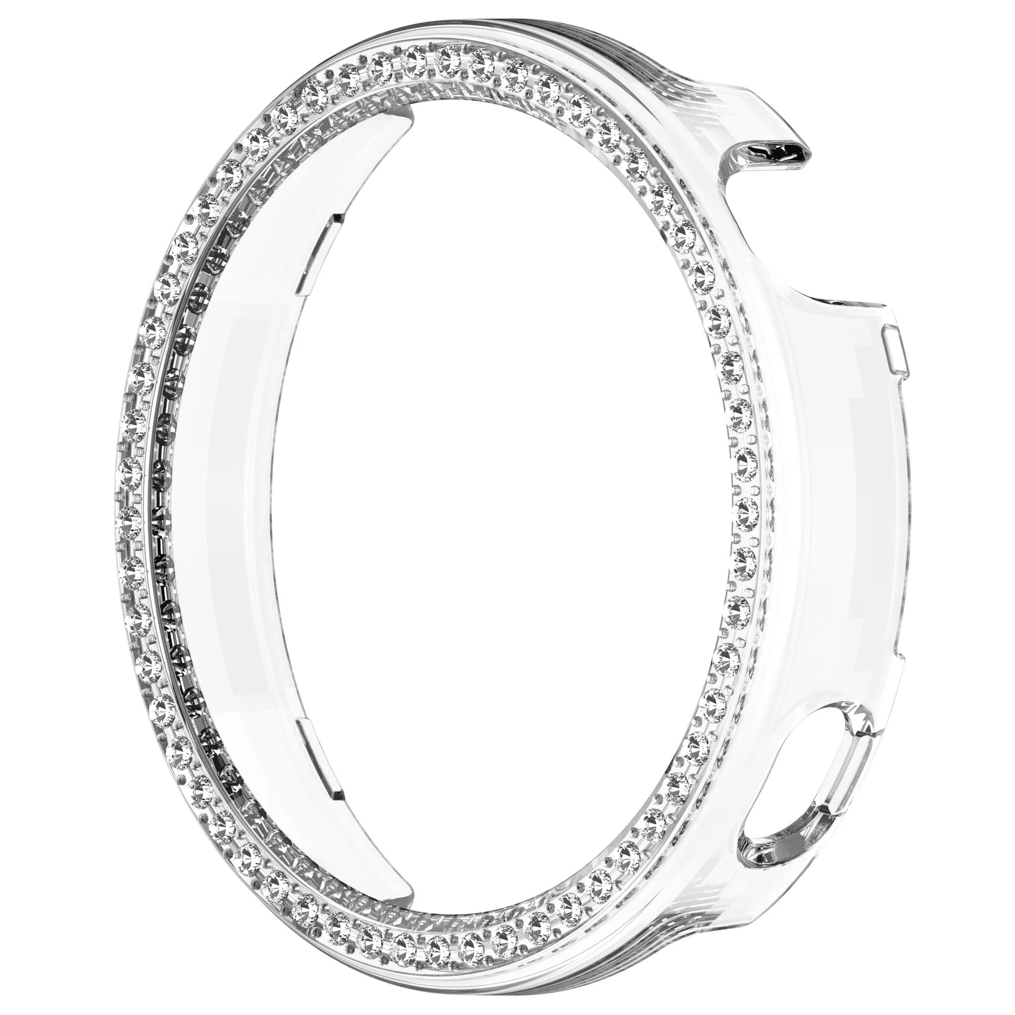 Diamond Crystal Bling PC Hollow Case Frame and Bumper Protector for Smartwatch Shell Accessory