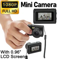 1080P HD Mini Thumb Camera 0.96 Inch LCD Screen Ultra Portable 120° Wide Angle Lens Digital Camcorder with Hand StrapVideo Recor 3
