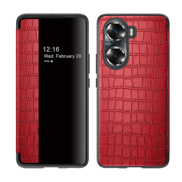 Crocodile Pattern Leather Case For Samsung Galaxy S22 Ultra S22 Pro S21 Plus S20 FE S10 Note 20 Ultra A32 A42 A52 Cover