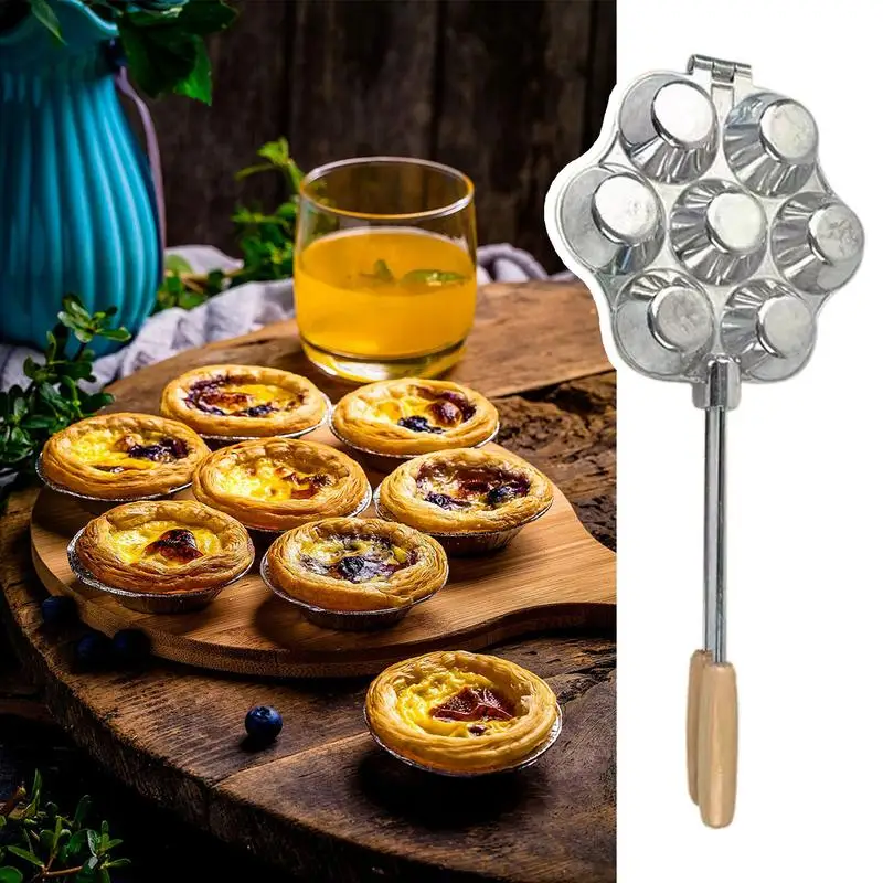 

Muffin Tin For Baking 7 Cup-Shaped Aluminum Muffin Tin Tray Non-Stick Brownies Mini Cakes Tart Grooves Baking Mold baking tools
