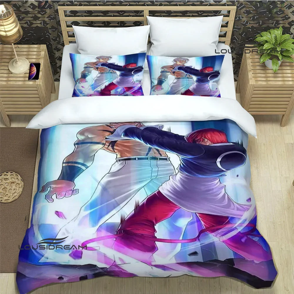 3D KOF game Cartoon Printed Bedding Sets exquisite bed supplies set duvet cover comforter set bedding set luxury birthday gift