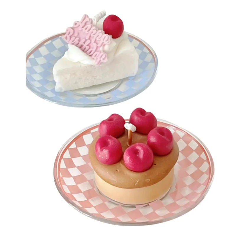 Silicone Mold Simulation Fruits Cake Scented Candle Mold