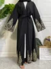 Ramadan Abaya dubaï luxe mode Kimono musulman pour femmes Cardigan caftan Robe Femme Caftan Marocain turquie Islam vêtements