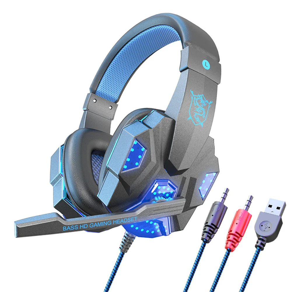

SY830MV Wireless Headsets LED Lighting Over-Ear Stereo Earphones Gaming Headphones For Smart Phone Computer Laptop