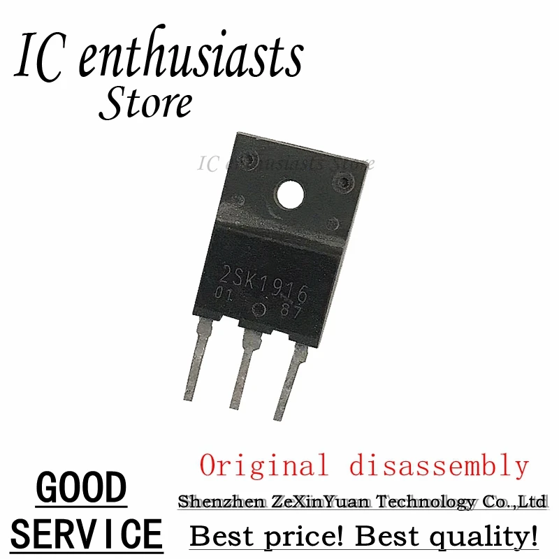 

10PCS 2SK1916 K1916 18A 450V TO-3P Original disassembly