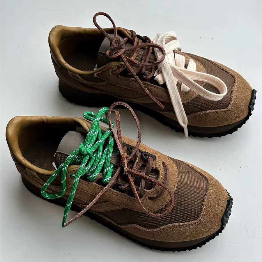 Bunte diagonale Punkte, runde Seil-Schnürsenkel, grobe Webart, Polyester, Schnürsenkel, Damen, Herren, Herbst, Winter, Sport, Freizeit-Sneaker-Schuh – Detail 19