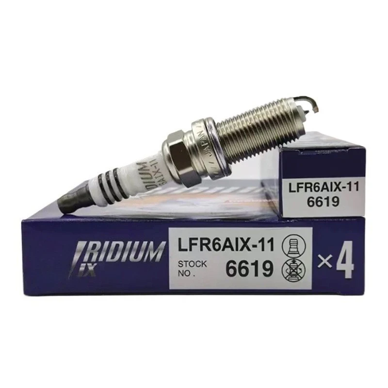 Set Of 6 Genuine NGK 6619 Iridium IX Spark Plugs LFR6AIX11 For BMW Mercedes