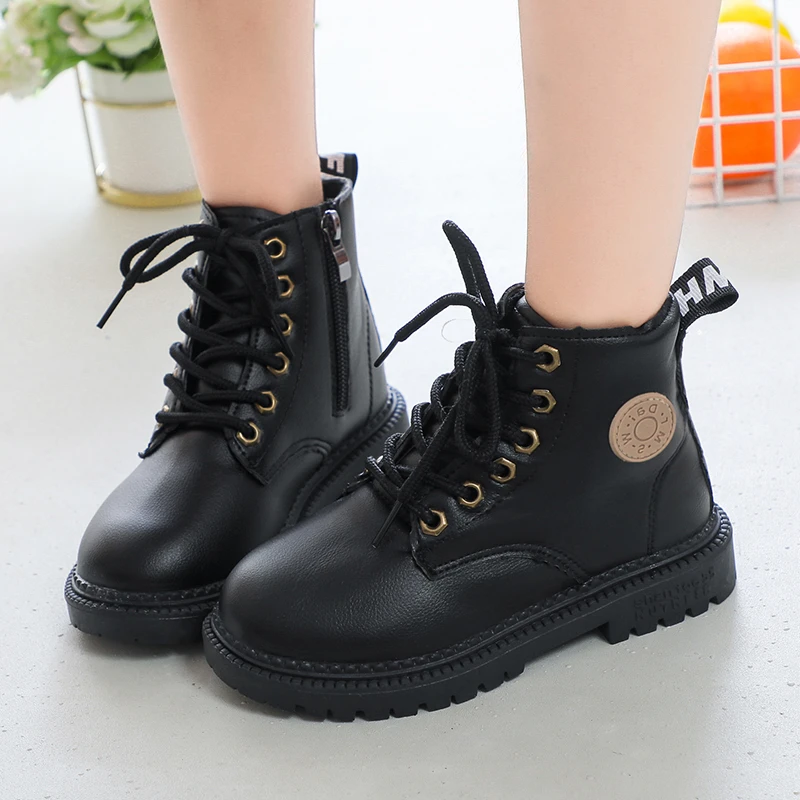 Children Boots Rubber Outsole Autumn Winter For Boys Girls