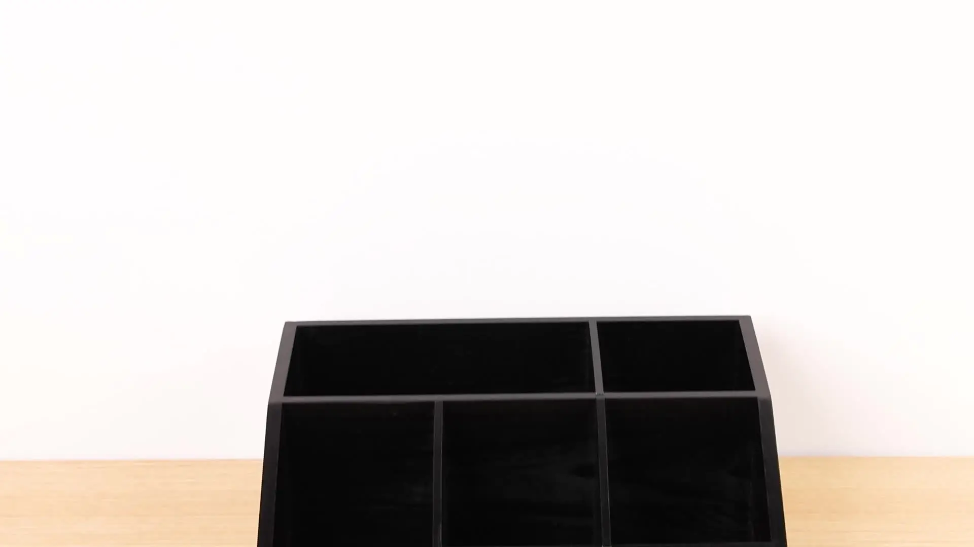 Organisateur De Café En Bois - 5 Compartiments Pour Accessoires De Bar à Café Et Thé - 6