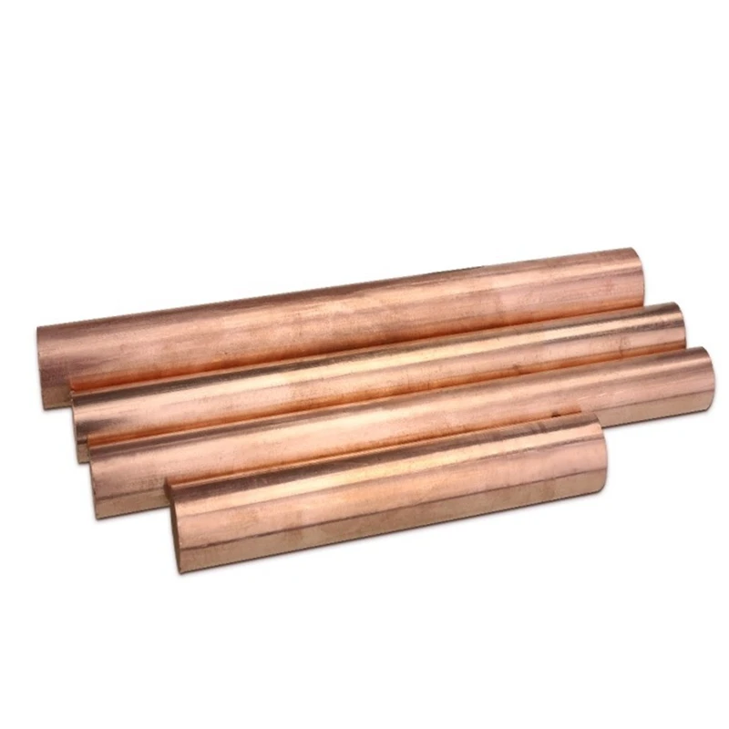 25x100mm Copper Rod T2 Pure Red Coppers Solid Round Bar Rods Plating Solution Metalworking Electrode Mold customize service