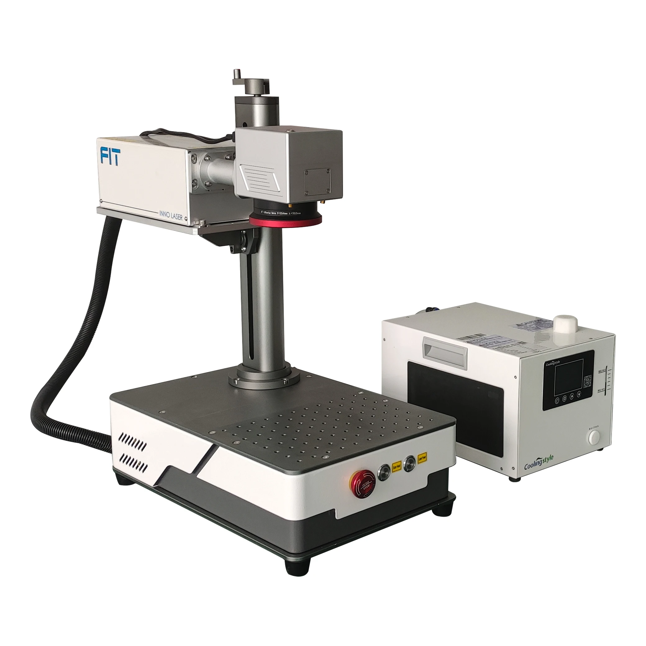 

Efficient and Smart INNO 3W 5W UV Laser Marking Machine 355nm Engrave Glass and Plastic Best Highest Precision and Low Damage