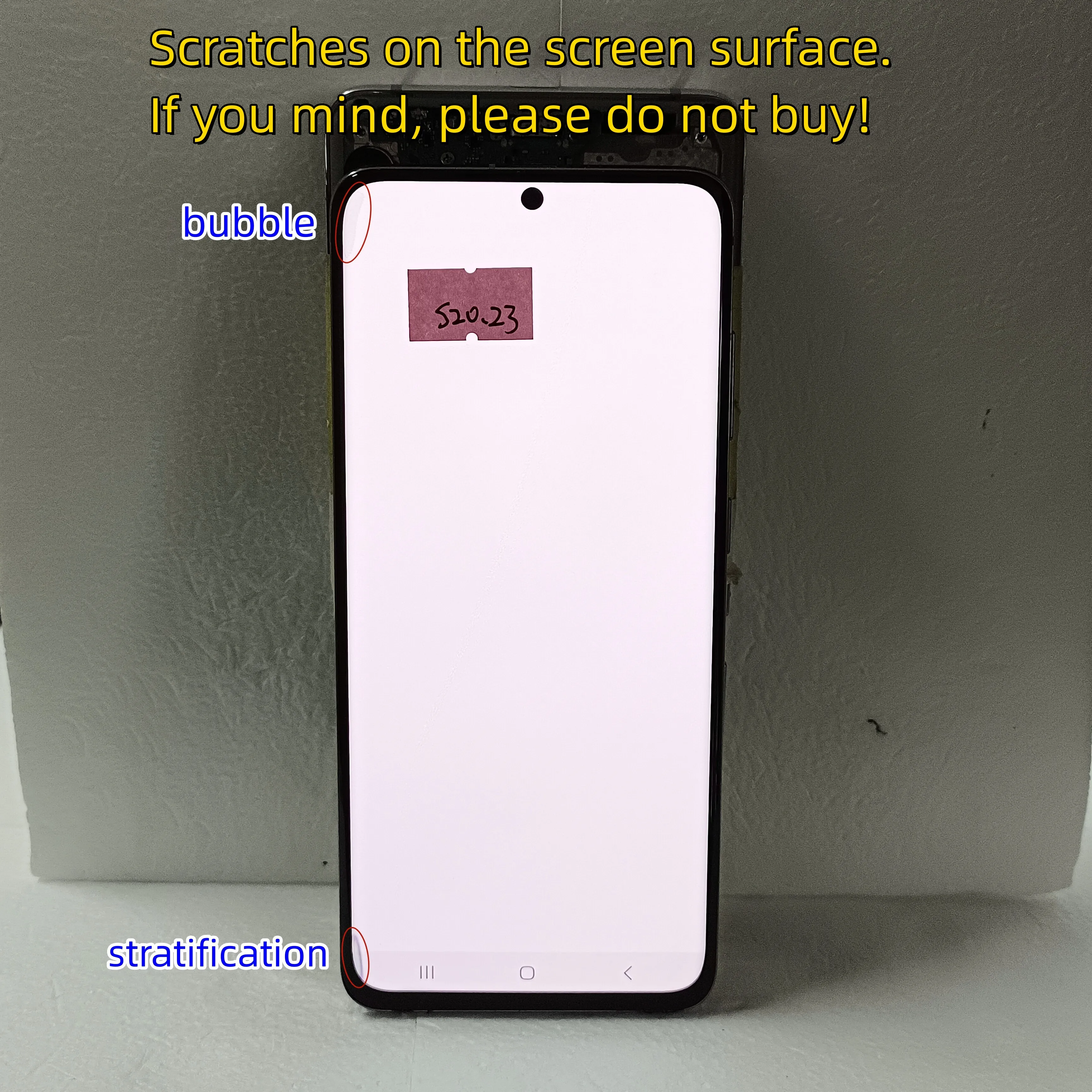 For Samsung Galaxy S20 Lcd Screen G980 G980F SM-G980F/DS 6.2“ LCD SUPER AMOLED Display With Touch Screen Digitizer Assembly