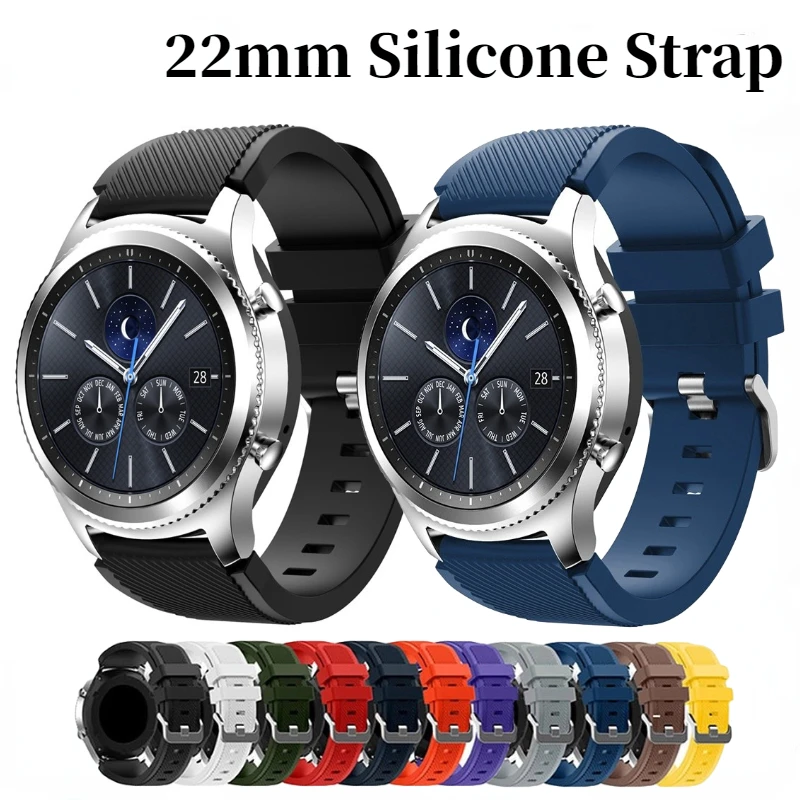 Universal 22mm Silicone Watch Band - Versatile Replacement Bracelet