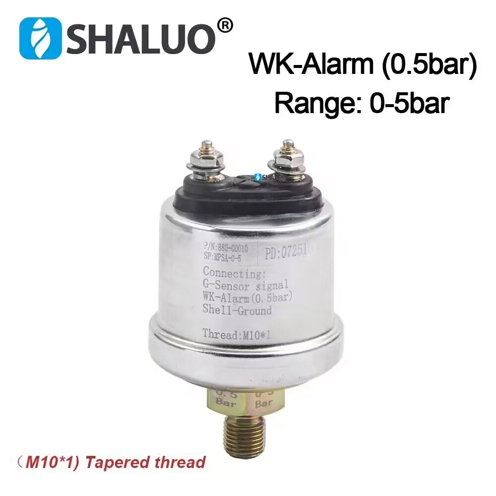 Description Picture 3 of item0-5bar 0-10bar 0 to 10 Bar M10*1 VDO Oil Pressure Sensor Switch Match With VDO Oil Pressure Gauge Diesel Generator Accessories