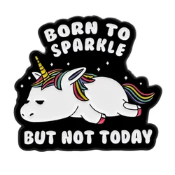 Delightful I'm A Delight Enamel Brooch - Cute Quote Lapel Pin for Clothing & Creative Gift (4)