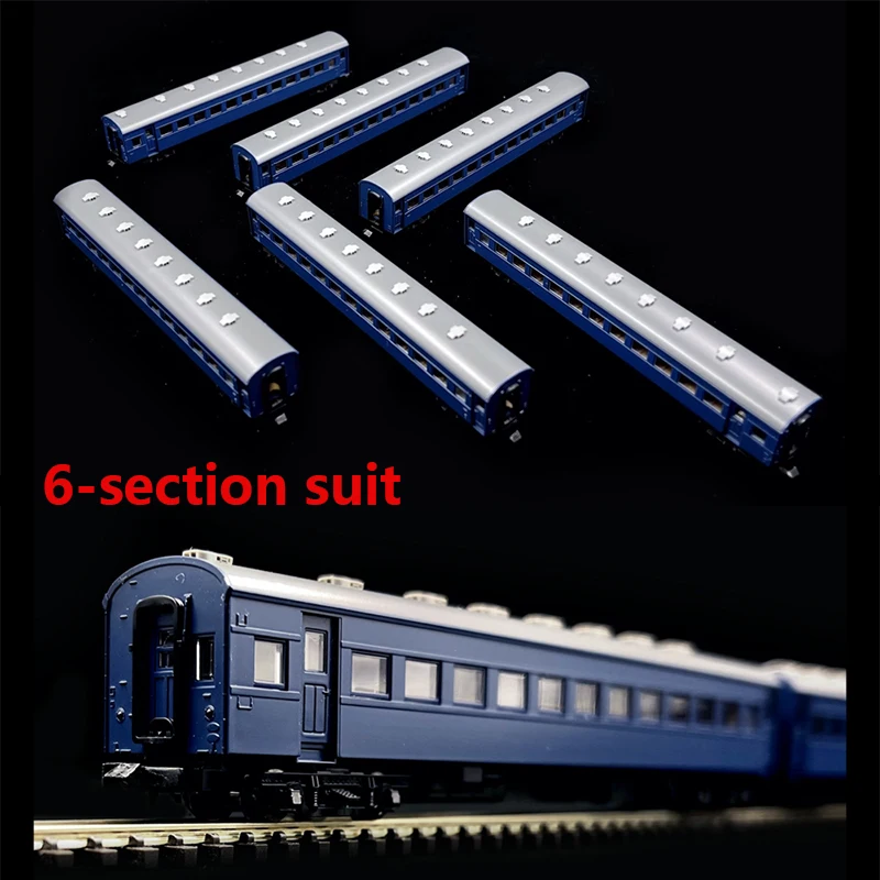 6 Sezioni Tomix Train Model 1/150 N Scale Rail Car 98779 Milwauハ 61 Series Autovettura Modello Blu Giocattolo