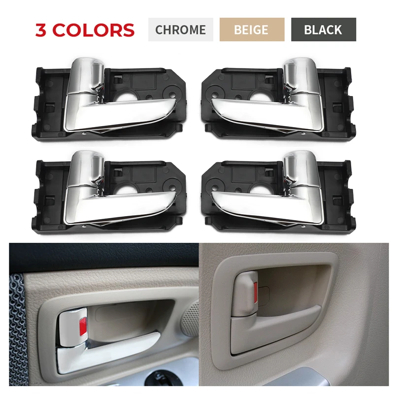 car hood Front Rear Interior Door Handle For Kia Cerato 2005 2006 2007 2008 2009 2010 2011 2012 Inner Handles 82610-2F000 82620-2F000 hood bug deflector