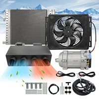 Compresseur de climatisation automobile Treeligo Universal 12V, kit de pièces de climatisation électrique automobile 12V 1