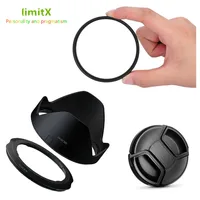 3 in 1 Kit UV Filter & Lens Hood Cap Adapter Ring For Canon Powershot SX70 SX60 SX50 HS G3X Digital Camera 1