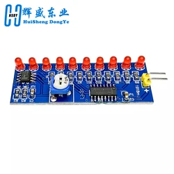 Electronics Learning Kit: Flowing LED Light Module with NE555 & CD4017 (Type 1 SMD)