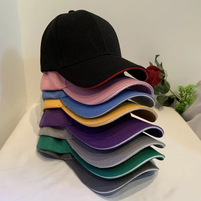 Unisex Classic Baseball Hat Caps For Women Men Fashion Solid Color Design Cap Streetwear Outdoor Dad Hats