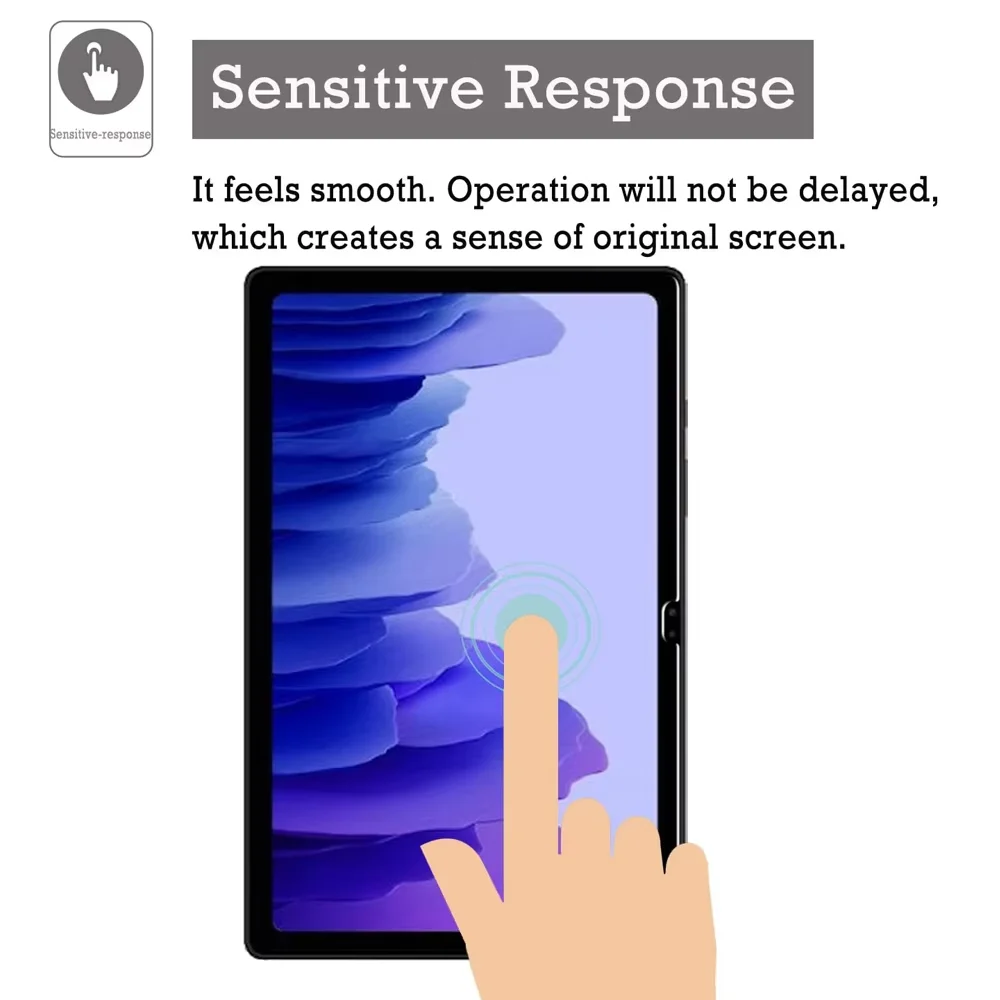 Premium Tempered Glass Screen Protector 2-Pack for 10.4-Inch Tablets - Bubble-Free Protective Film