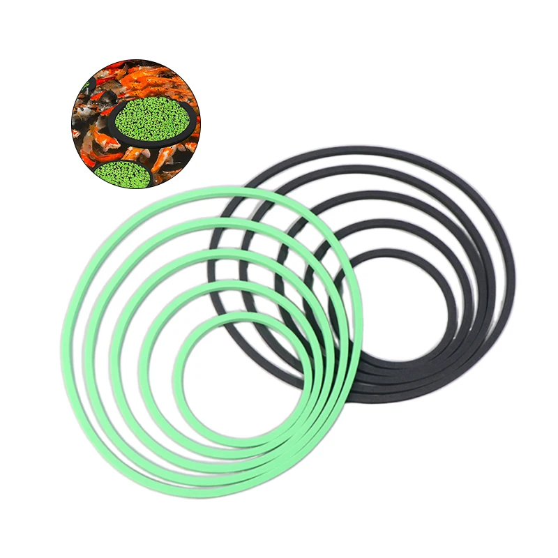 5pcs Aquarium Floating Plant Fence Floating Plant Stand Fish Feeding Ring for Fish Tank 80-200mm Pet Supplies