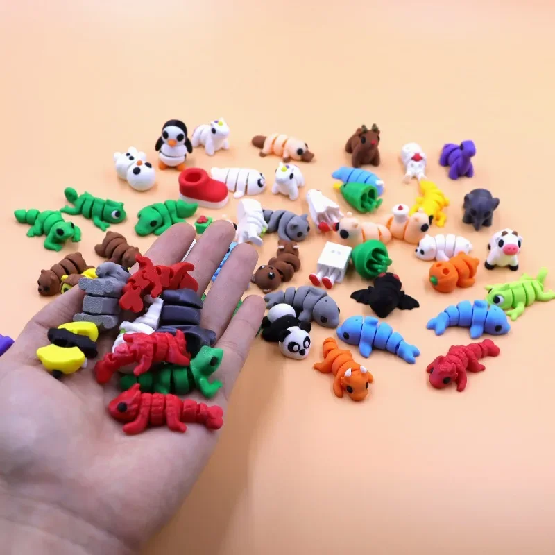 Whimsical 3D Printed Animal Figurine Ornaments – Durable & Fun Party Decor