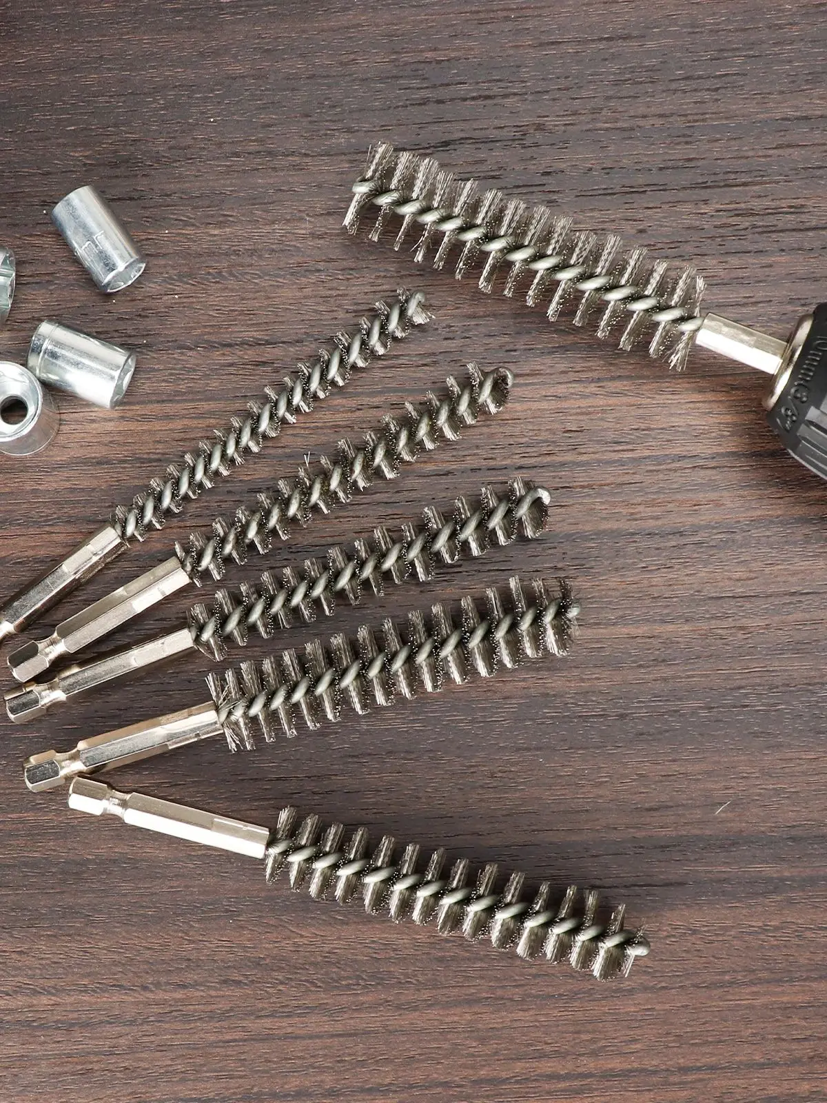 Description Picture 4 of item8-19mm Cleaning Drill Brush Stainless Steel Wire Brush Electric Drill Cleaning Brush Multifunctional Polishing Tool 1pcs