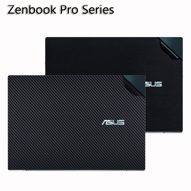 Kh Adesivo In Fibra Di Carbonio Cover In Pelle Per Asus Zenbook Duo 14 Ux481 Ux482 Ux482Eg Ux482Ea 14 "Zenbook Pro Duo15 Oled Ux582 15"