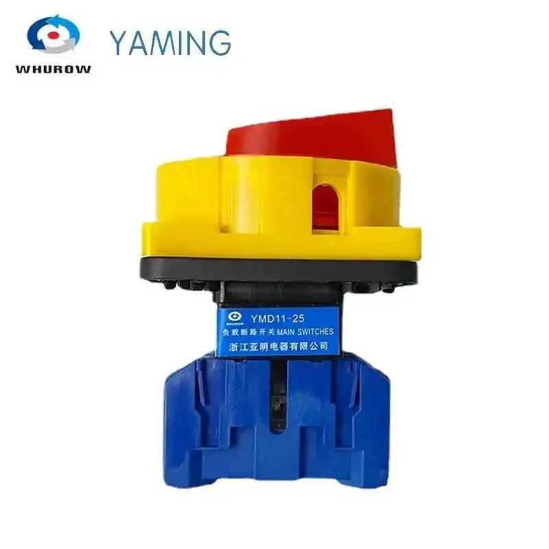 YMD11-25A 3P 690V Isolator Schalter Vorhängeschloss Trennen Selector Mit AUF-OFF Panel Power Control Ersetzen LW30 – Detail 5