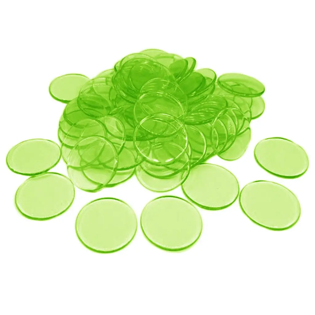 100pcs Poker Chips Coins Casino Supply Family Games Professional Token