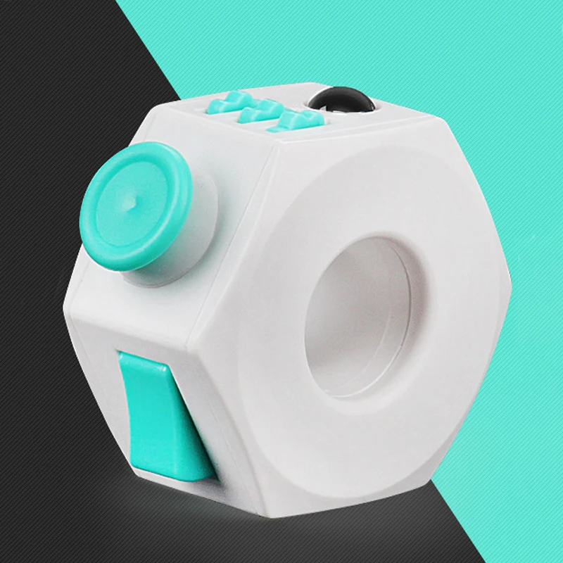 Stress Relief Cube Ring Venting Toys Multi-play New Strange Funny Gifts Anti Stress Edc Mini Magical Finger Fidget Toy for Kids