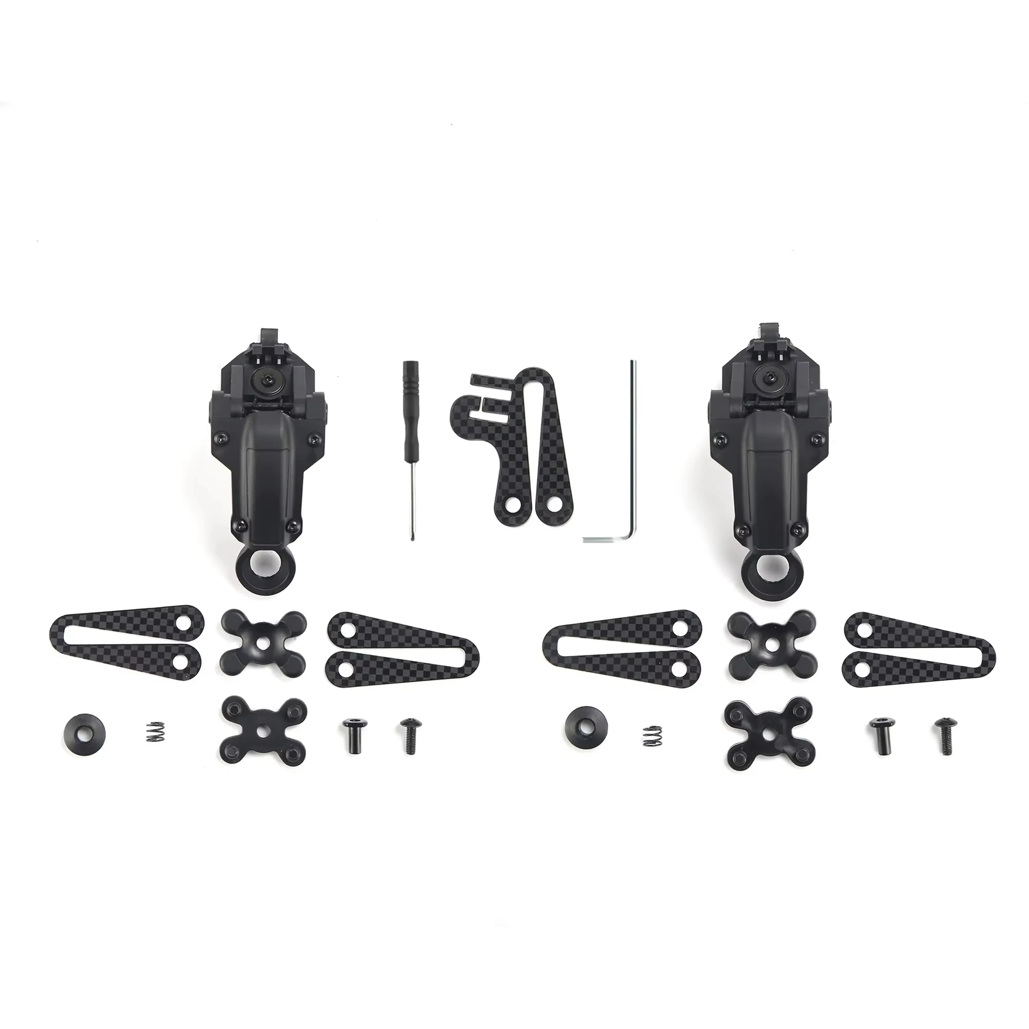 Tactical Shooting Noise Reduction Headset Adapter Carbon Fiber Material Compatible with COMTAC II III Gunfighter Headsets