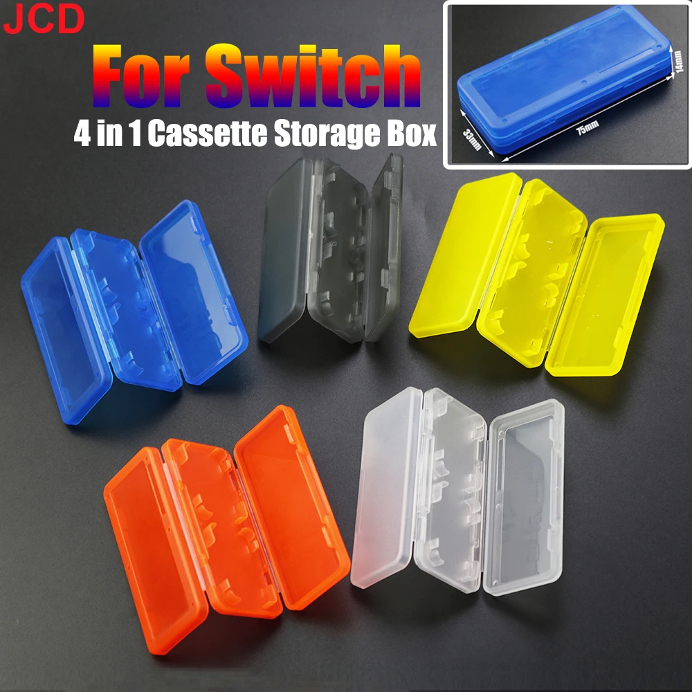 Jcd 4 In1 Per Switch Slot Per Cartucce Scatola Portaoggetti Per Schede Di Gioco Custodia Per Schede Di Gioco Per Schede Di Memoria Micro Sd Carte Da G