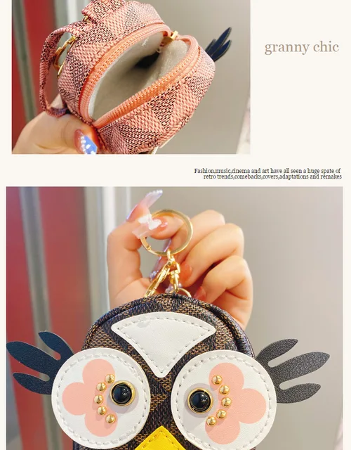 Kawaii LuLu Vegan Leather Owl Mini Backpack Coin / Wallet With Keychai – 💎  Glitterati Sparkle 💎