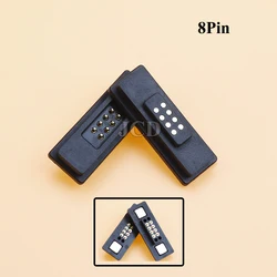 Waterproof Magnetic Pogo Pin Connector - 2A Male Female Spring Loaded DC Power Socket (8pin)