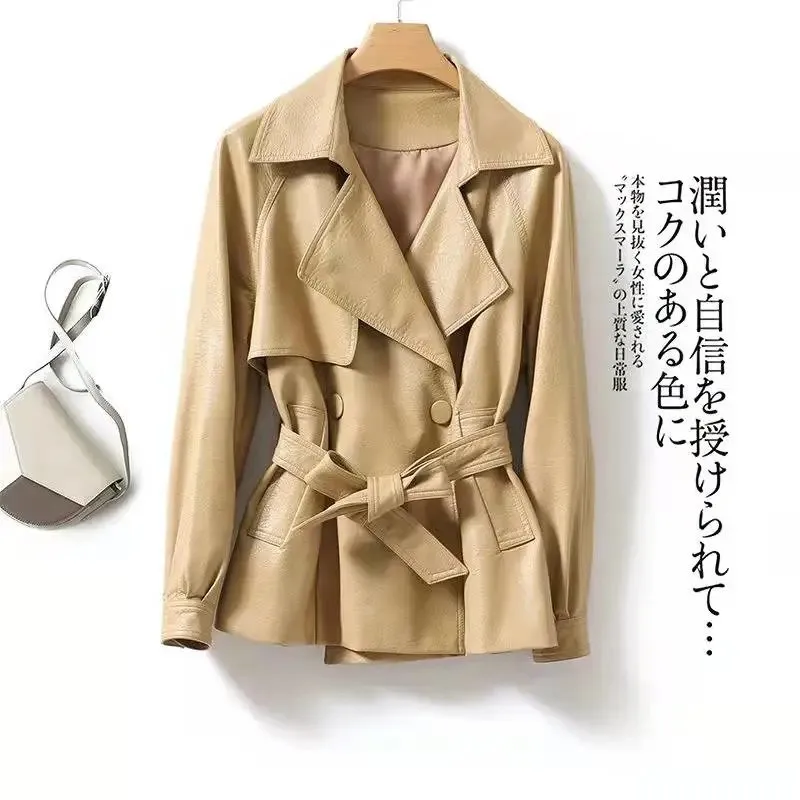 Leather Jacket Female Coat Fall/Winter 2022 New PU Leather Jacket Korean Version Miss Leather Jackets Short Women\'s Outerwear
