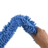 1pc Bendable Chenille Duster Brush Flexible Handle 57.5cm Blue Washable Microfiber Cloth Home Car Fan Window Ceiling Furniture 3