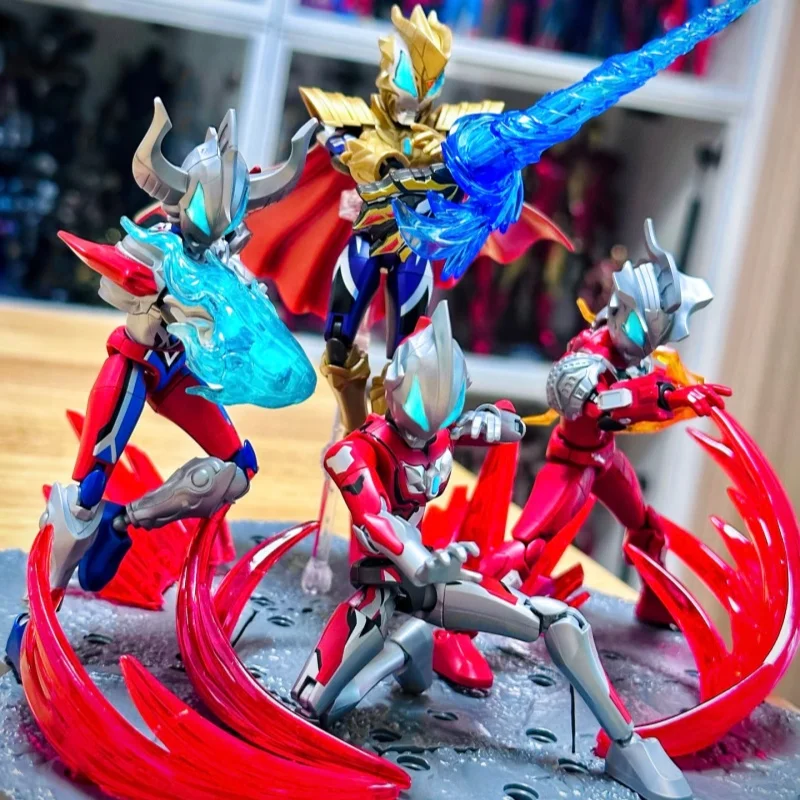 새로운 Keeppley 울트라맨 제로 04 액션 피규어 수집용 조립식 가동 모델 장난감 울트라맨 기드 제로 벨리아 크리스마스 선물