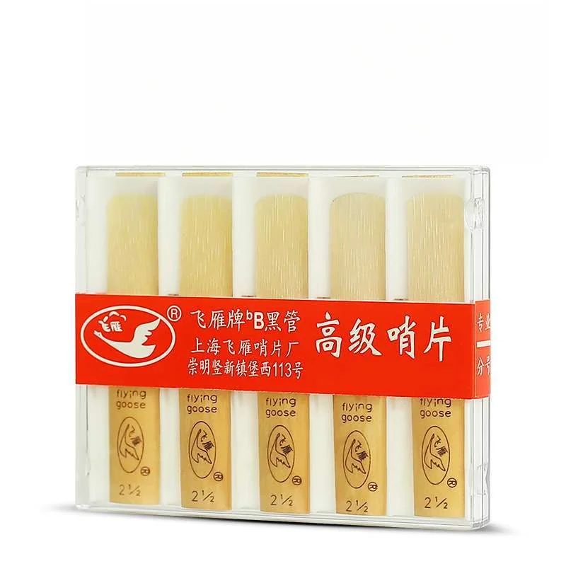 Sax Resin Reed Saxophone Reeds Woodwind Instrument Accessories Original Alto Tenor Soprano Sax Clarinet Reed Box of 10 Strength 2.0 2.5 3.0 3.5