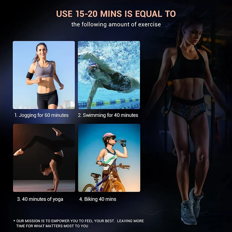 RF Radio Frequency Body Slimming Machine Lose Weight Sculpting Machine and Cellulite Massager EMS Belly Fat Burner LED Therapy