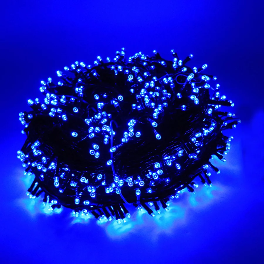 thumbnail image 1 of Guirnalda de luces LED para árbol de Navidad, 10/20/30/50 m, impermeable, para exteriores, para jardín, fiestas, bodas, decoración de patio trasero, 1 of 5
