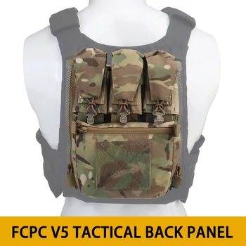 어썰트 어댑트 뱅거 백 패널 지퍼 온 리어 팩 전술 조끼, FCPC V5 플레이트 캐리어 액세서리 가방, GP 파우치 멀티툴 포켓