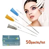 Factory Disposable Blunt-tip Cannula 22g 23G 25G 27G 18G 30G 50mm 70mm Blunt Fine Micro Body Piercing Needles Cannula Syringe 1