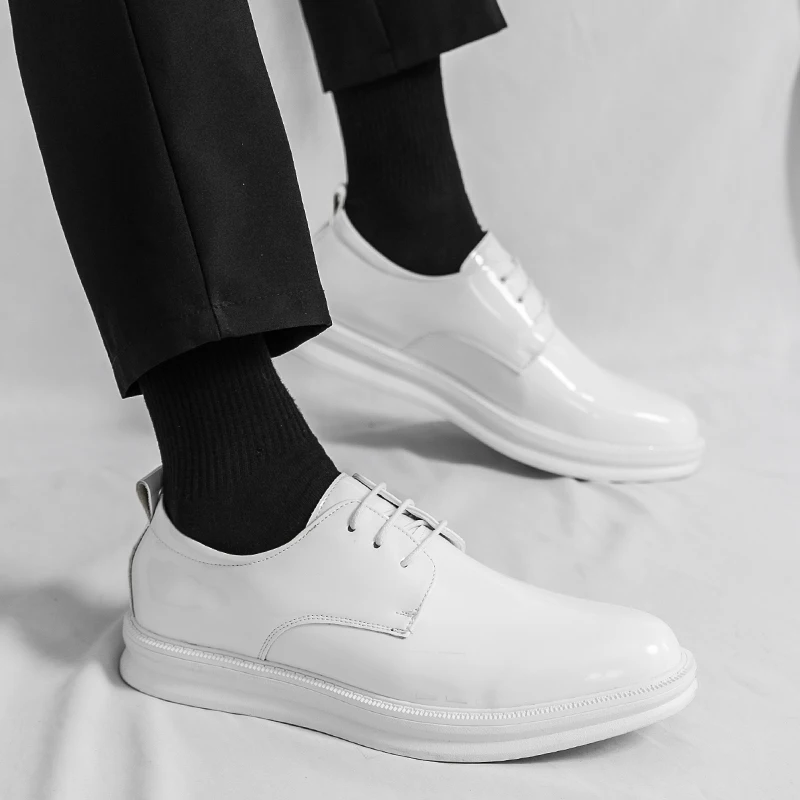 Men's Business Formal Footwear Original Designer British Lace-Up Dress Shoes Classic Men For Wedding
