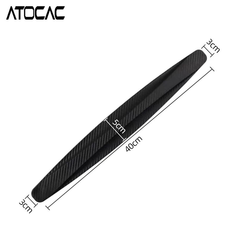 Set of 4 Car Bumper Guard Strips - PVC Door Edge Protection & Anti-Scratch Trim for Front and Rear Corners