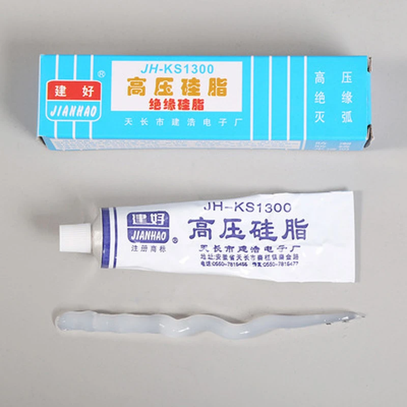 High Voltage Silicon Grease Insulation Rust Moistureproof Translucent Non-Curing For TV FBT Component High Pressure Parts Bolts