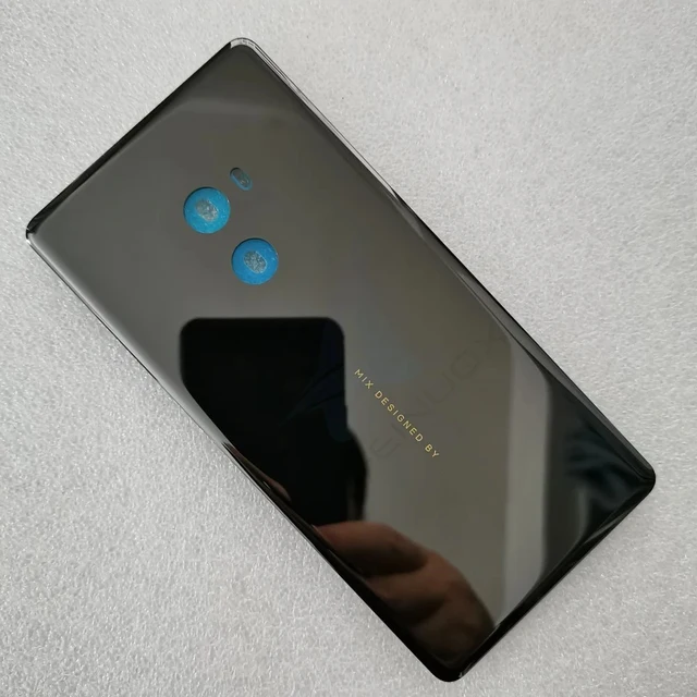 For Xiaomi Mi Mix 2 Original Tempered Glass Battery Back Cover For 