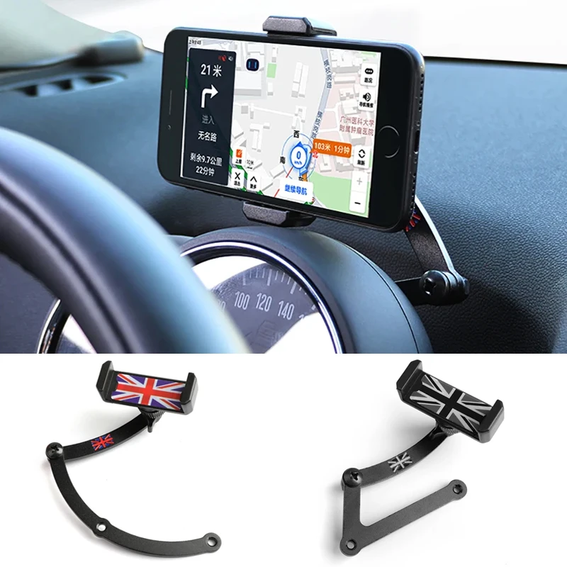 Support de téléphone de voiture pour MINI Cooper R50 R52 R53 R55 R56 R57 R60 R61 F54 F55 F56 F57 F60 2008 – 2020, Clip de support GPS Mobile